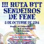 III RUTA BTT SENDEIROS DE FENE (SDF)